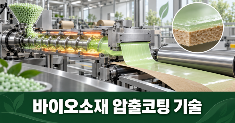 바이오소재 압출코팅 기술 9 썸네일 만들어주세요